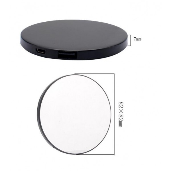 Power Bank Makeup Mirror Compact Portable Charger 2000mAh as Gift for Friends,Girls,Mom etc Power Bank Makeup Mirror Compact Portable Charger 2000mAh as Gift for Friends,Girls,Mom etc
