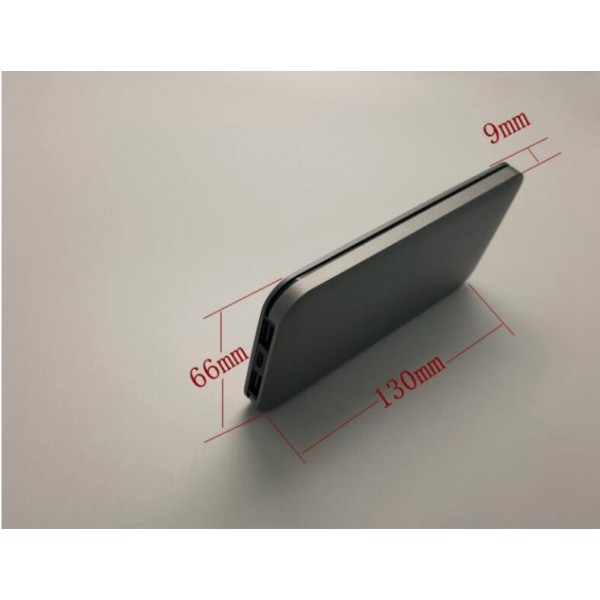 8000mAh Ultra Slim Power Bank, Dual Smart USB Port 5V/2.1A External Mobile Battery Charger Pack for iPhone, iPad, iPod, Samsung Galaxy, Cell Phones, Tablets Aluminium Alloy Housing 8000mAh Ultra Slim Power Bank, Dual Smart USB Port 5V/2.1A External Mobile Battery Charger Pack for iPhone, iPad, iPod, Samsung Galaxy, Cell Phones, Tablets Aluminium Alloy Housing