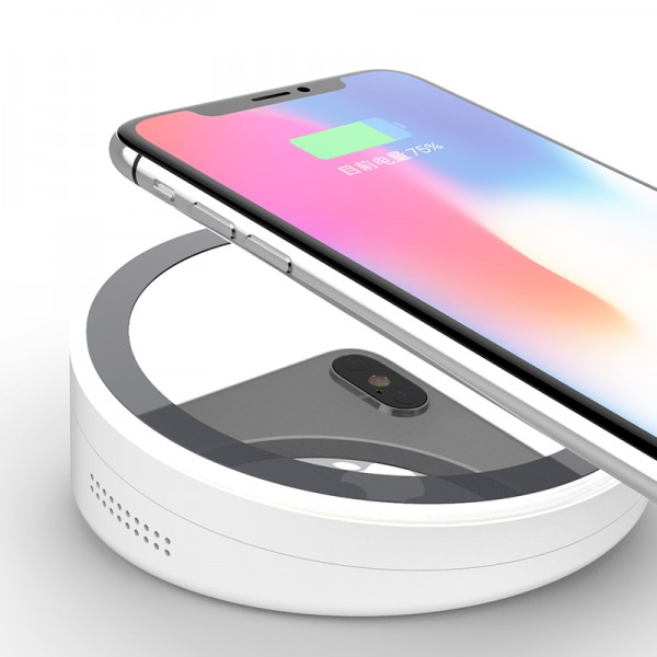 Wireless Mirror Charging Pad Dock Cradle Compact Portable Charger USB For iPhone,Android etc Wireless Mirror Charging Pad Dock Cradle Compact Portable Charger USB For iPhone,Android etcPower banker