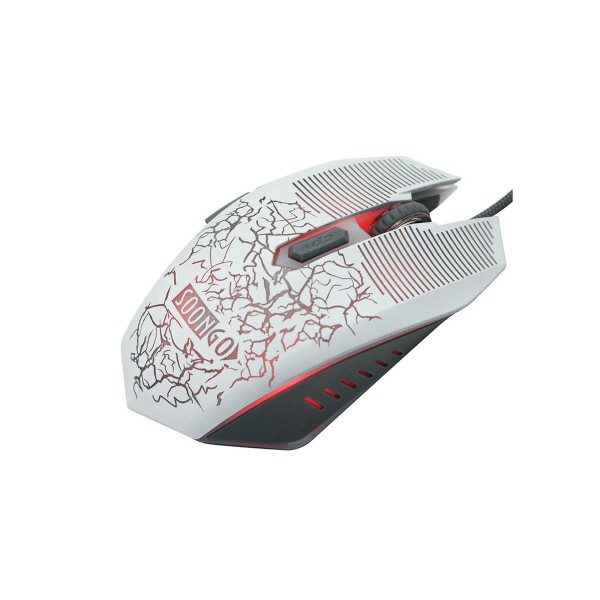 Gaming Optical Mouse, SOONGO Ergonomic USB Breathing LED Colors Wired Mice with 3200 DPI Adjustable 6 Buttons Design for PC Computer Laptop Gaming Optical Mouse, SOONGO Ergonomic USB Breathing LED Colors Wired Mice with 3200 DPI Adjustable 6 Buttons Design for PC Computer Laptop