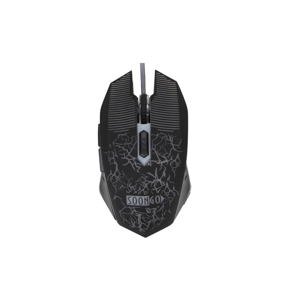 Gaming Optical Mouse, SOONGO Ergonomic USB Breathing LED Colors Wired Mice with 3200 DPI Adjustable 6 Buttons Design for PC Computer Laptop Gaming Optical Mouse, SOONGO Ergonomic USB Breathing LED Colors Wired Mice with 3200 DPI Adjustable 6 Buttons Design for PC Computer Laptop