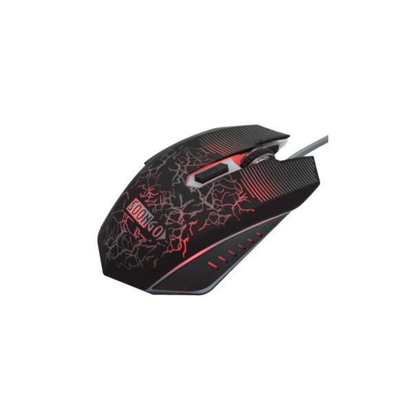 Gaming Optical Mouse, SOONGO Ergonomic USB Breathing LED Colors Wired Mice with 3200 DPI Adjustable 6 Buttons Design for PC Computer Laptop Gaming Optical Mouse, SOONGO Ergonomic USB Breathing LED Colors Wired Mice with 3200 DPI Adjustable 6 Buttons Design for PC Computer Laptop