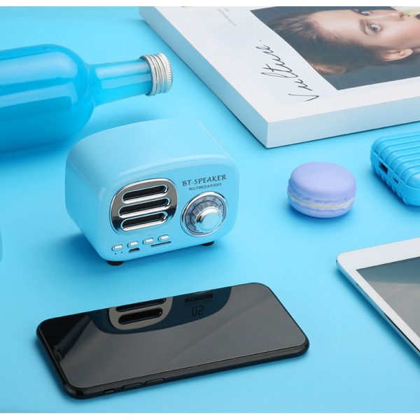 Bluetooth Retro Speaker, Wireless Mini Vintage Speaker with TF Card Slot,Hands-Free Call,Built-in Mic for Travel, Home, Beach, Kitchen, Outdoors Bluetooth Retro Speaker, Wireless Mini Vintage Speaker with TF Card Slot,Hands-Free Call,Built-in Mic for Travel, Home, Beach, Kitchen, Outdoors