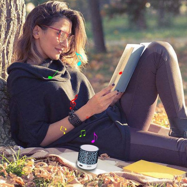 Portable Mini Bluetooth Speakers Wireless Hands Free LED Speaker TF USB FM Sound Music for iPhone X Mobile Phone Portable Mini Bluetooth Speakers Wireless Hands Free LED Speaker TF USB FM Sound Music for iPhone X Mobile Phone