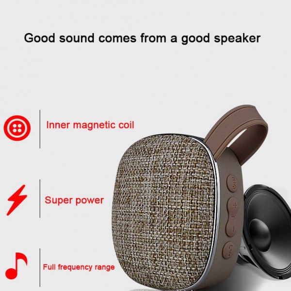 Portable Mini Bluetooth Speaker Super Coverage of The Sound Field, Fm Fm Radio Tf Card Aux Play,Bass Thicker Middle Sound Stable High Sound Bright Portable Mini Bluetooth Speaker Super Coverage of The Sound Field, Fm Fm Radio Tf Card Aux Play,Bass Thicker Middle Sound Stable High Sound Bright