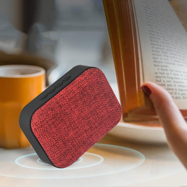 Portable Canvas Fabric Art Mini Bluetooth Wireless Speaker Loudspeaker FM Radio Support TF U-Disk Portable Canvas Fabric Art Mini Bluetooth Wireless Speaker Loudspeaker FM Radio Support TF U-Disk