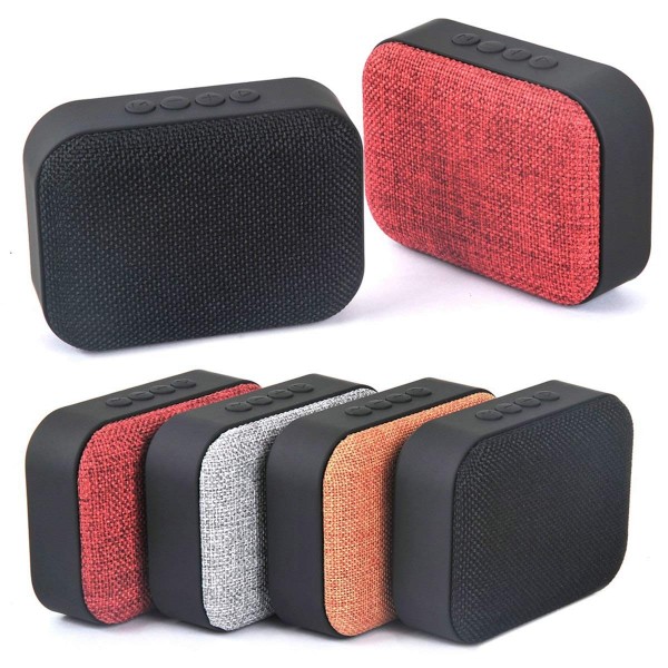 Portable Canvas Fabric Art Mini Bluetooth Wireless Speaker Loudspeaker FM Radio Support TF U-Disk Portable Canvas Fabric Art Mini Bluetooth Wireless Speaker Loudspeaker FM Radio Support TF U-Disk