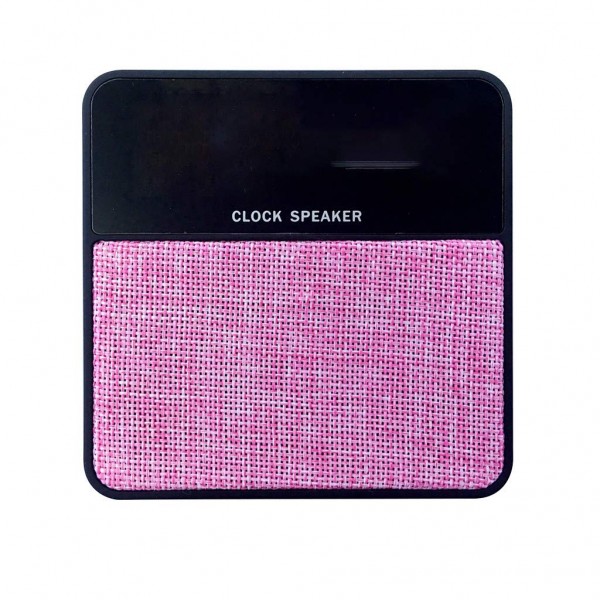 Compatible with FM TF Audio InputClock Speaker Mini T1 Fabric Alarm Clock Card Wireless Bluetooth Speaker Compatible with FM TF Audio InputClock Speaker Mini T1 Fabric Alarm Clock Card Wireless Bluetooth Speaker