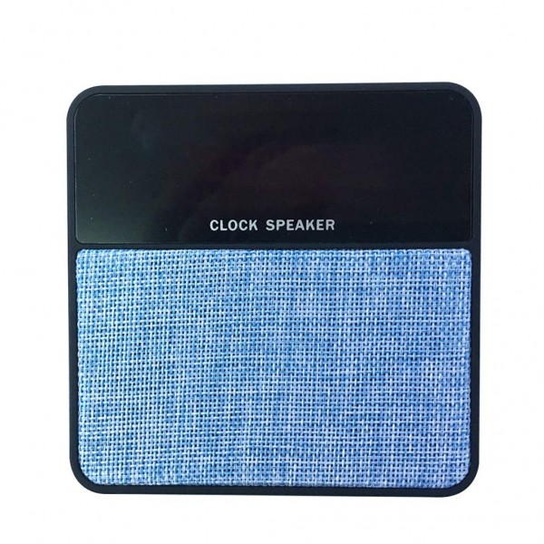 Compatible with FM TF Audio InputClock Speaker Mini T1 Fabric Alarm Clock Card Wireless Bluetooth Speaker Compatible with FM TF Audio InputClock Speaker Mini T1 Fabric Alarm Clock Card Wireless Bluetooth Speaker