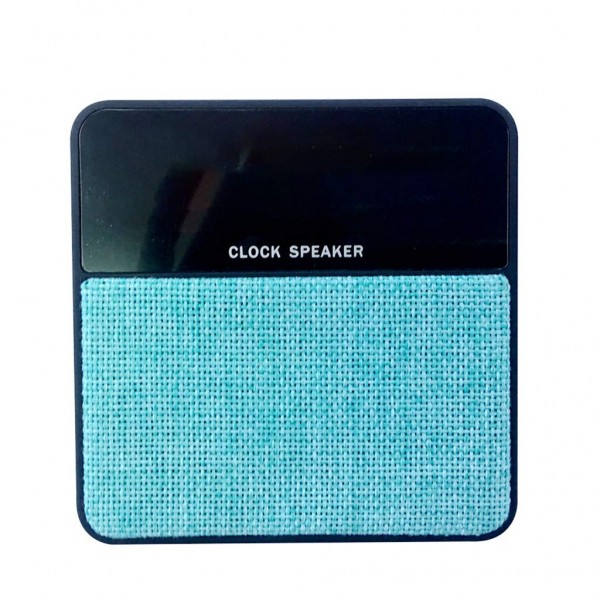 Compatible with FM TF Audio InputClock Speaker Mini T1 Fabric Alarm Clock Card Wireless Bluetooth Speaker Compatible with FM TF Audio InputClock Speaker Mini T1 Fabric Alarm Clock Card Wireless Bluetooth Speaker