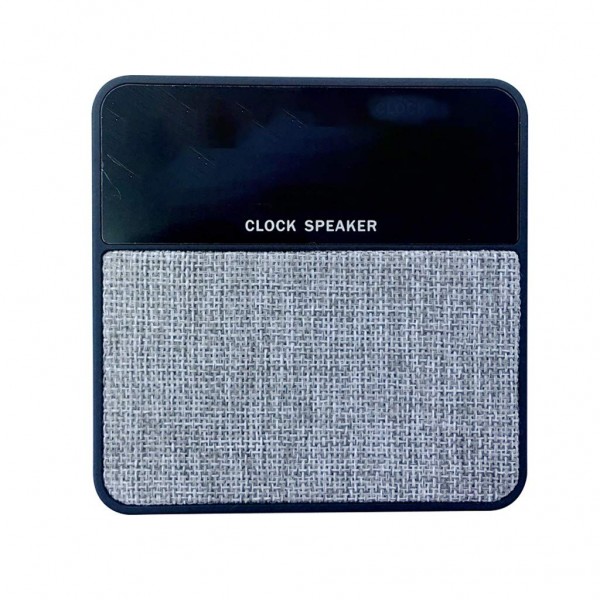 Compatible with FM TF Audio InputClock Speaker Mini T1 Fabric Alarm Clock Card Wireless Bluetooth Speaker Compatible with FM TF Audio InputClock Speaker Mini T1 Fabric Alarm Clock Card Wireless Bluetooth Speaker