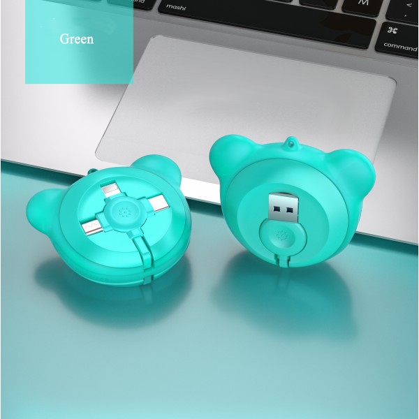 3 in 1 multi-function silicone telescopic data line Fast Charging Data cord line hidden retractable usb Cable for iOS Android/Type C 3 in 1 multi-function silicone telescopic data line Fast Charging Data cord line hidden retractable usb Cable for iOS Android/Type C