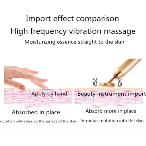 24k Golden Pulse Facial Massager,Energy Facial Roller Micro Vibrating Massager for Face Lifting Anti-Wrinkles 24k Golden Pulse Facial Massager,Energy Facial Roller Micro Vibrating Massager for Face Lifting Anti-Wrinkles
