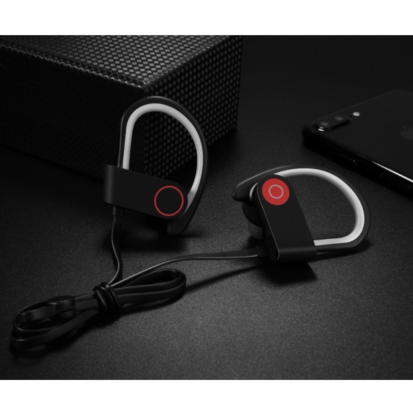Portable Bluetooth Headphones, Wireless Earphones with Adjustable Earhooks for Extra Stability (IPX4 Waterproof & Sweat-Proof, AptX Lossless Sound, 8 Hours Playtime) Portable Bluetooth Headphones, Wireless Earphones with Adjustable Earhooks for Extra Stability (IPX4 Waterproof & Sweat-Proof, AptX Lossless Sound, 8 Hours Playtime)