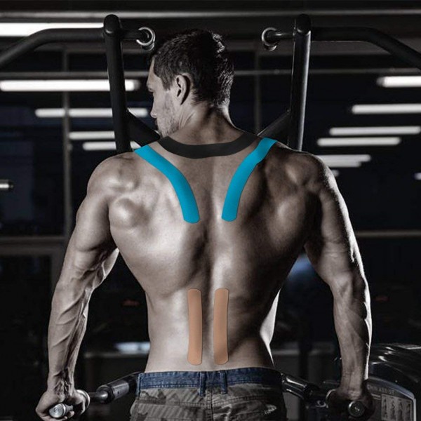 Kinesiology Tape 2 Inch x 16 Foot Physio Relieve Muscle Soreness and Strain Shoulders Wrists Knees Ankles Elastic Waterproof Good Air Permeability Hypoallergenic FDA CE Authentication Kinesiology Tape 2 Inch x 16 Foot Physio Relieve Muscle Soreness and Strain Shoulders Wrists Knees Ankles Elastic Waterproof Good Air Permeability Hypoallergenic FDA CE Authentication