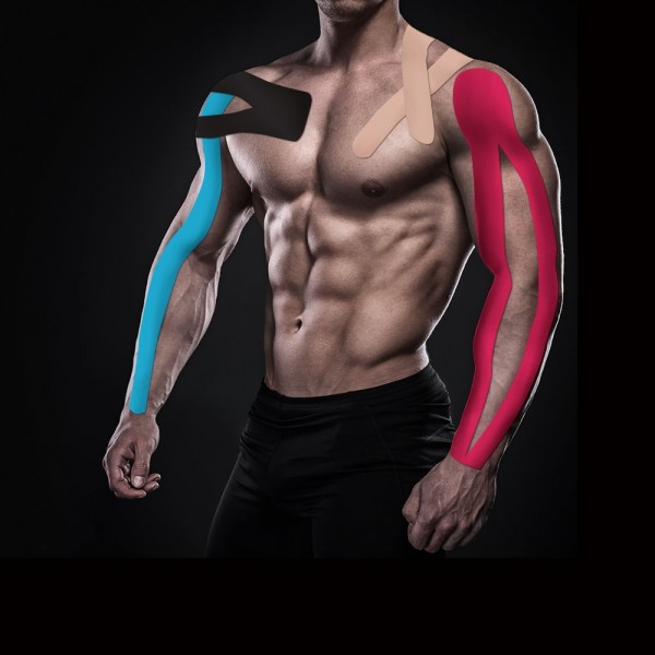Kinesiology Tape 2 Inch x 16 Foot Physio Relieve Muscle Soreness and Strain Shoulders Wrists Knees Ankles Elastic Waterproof Good Air Permeability Hypoallergenic FDA CE Authentication Kinesiology Tape 2 Inch x 16 Foot Physio Relieve Muscle Soreness and Strain Shoulders Wrists Knees Ankles Elastic Waterproof Good Air Permeability Hypoallergenic FDA CE Authentication