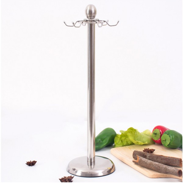 Kitchen Tools Utensil Holder, Metal Kitchen Storage Tool Truner Spoon Rotating Holder Stand with 6 Hooks Kitchen Tools Utensil Holder, Metal Kitchen Storage Tool Truner Spoon Rotating Holder Stand with 6 Hooks