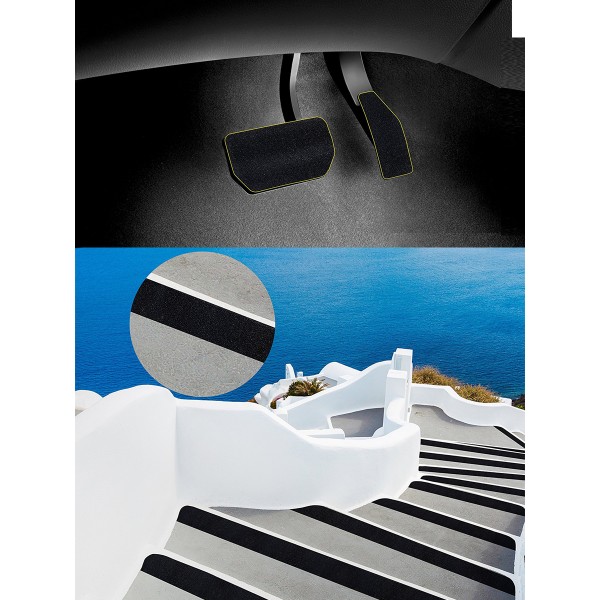 Non Slip Tape 4 Inch x 16 Foot Anti skid Increase Grit Friction Abrasive Strong Adhesive For Stairs Tread Step Floor Indoor Outdoor Black By SOON GO Non Slip Tape 4 Inch x 16 Foot Anti skid Increase Grit Friction Abrasive Strong Adhesive For Stairs Tread Step Floor Indoor Outdoor Black By SOON GO